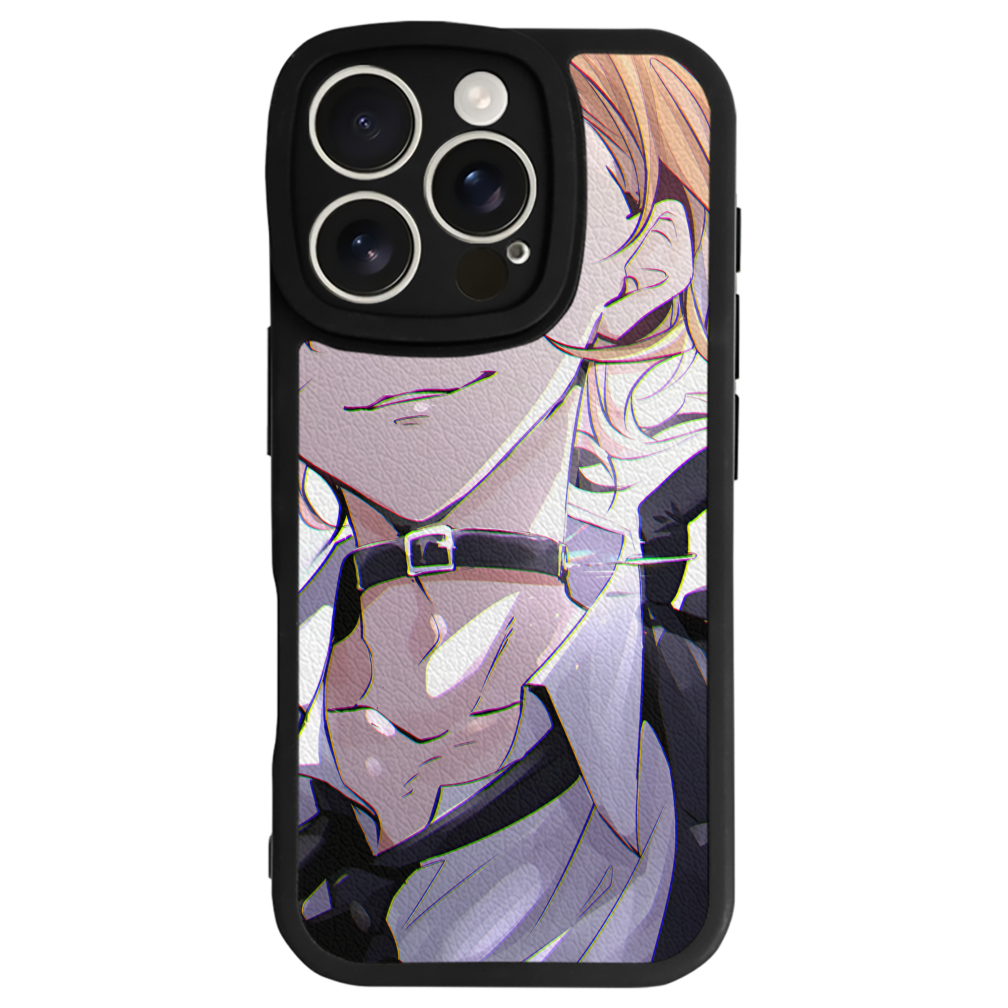 （画像用） 文豪ストレイドッグス Bungo Stray Dogs 【iPhone 16シリーズ対応】シリコンスマホケース（レザー調） 材質：シリコン